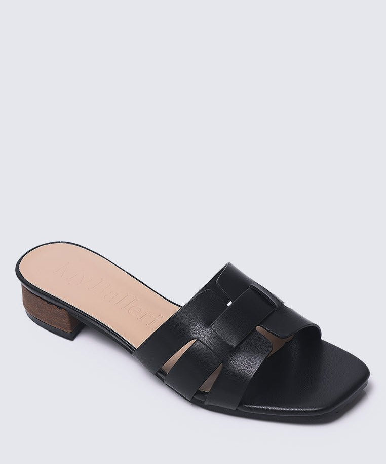 Isla Comfy Sandals In BlackShoes - myballerine