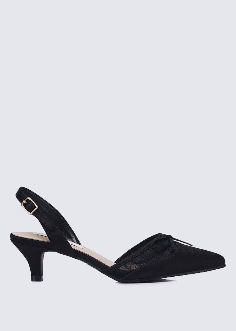 Ivelle Comfy Heels In BlackHeels - myballerine