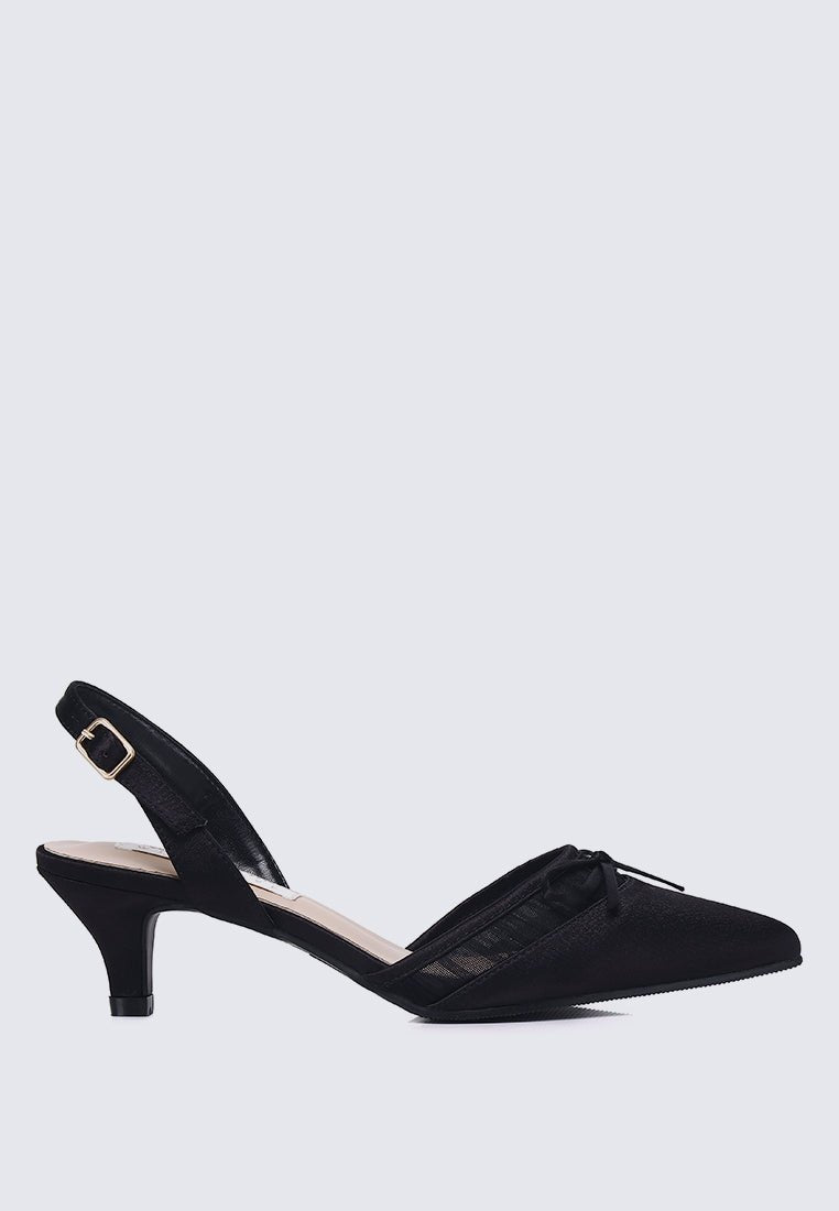 Ivelle Comfy Heels In BlackHeels - myballerine