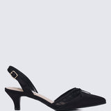 Ivelle Comfy Heels In BlackHeels - myballerine