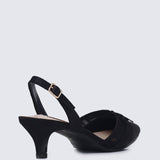 Ivelle Comfy Heels In BlackHeels - myballerine