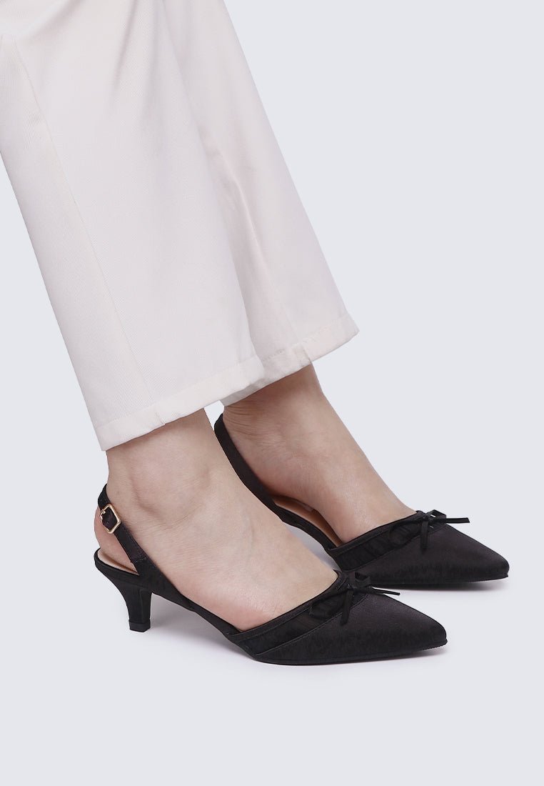 Ivelle Comfy Heels In BlackHeels - myballerine