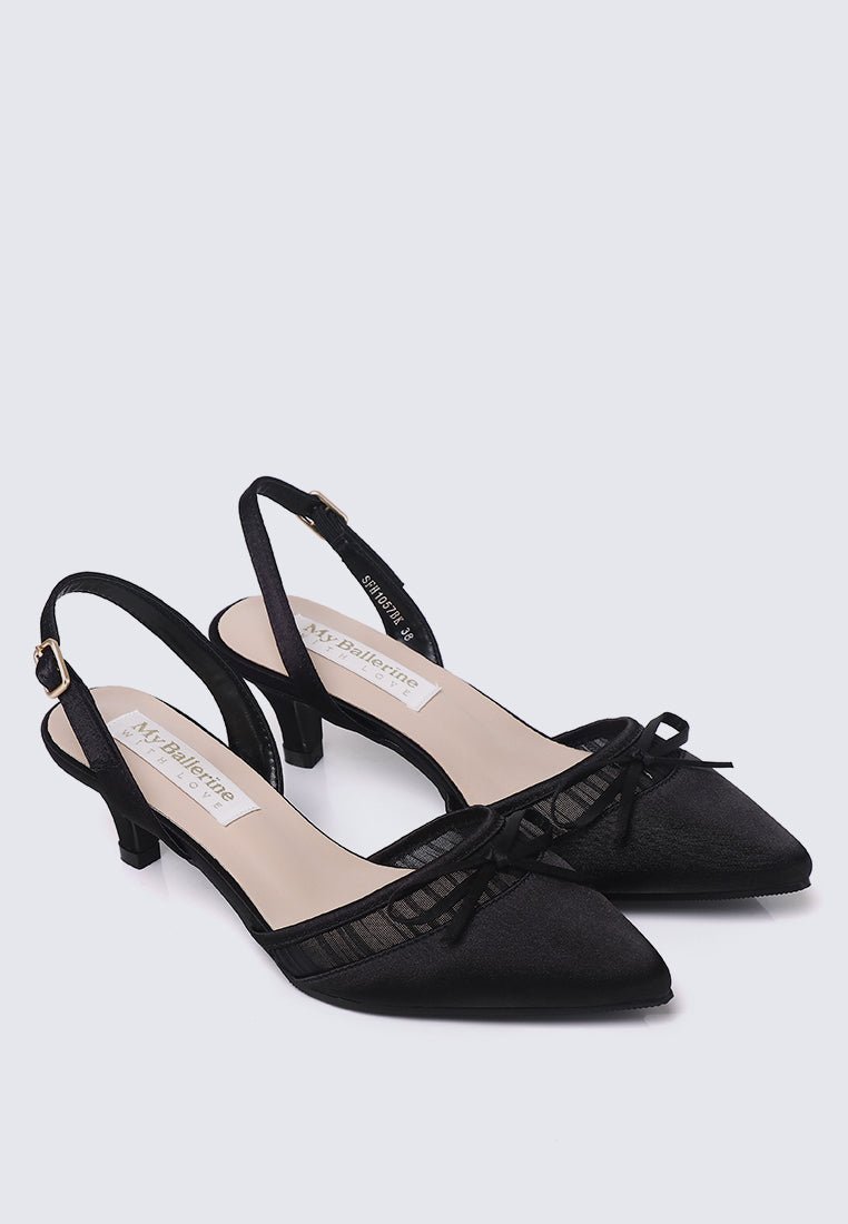 Ivelle Comfy Heels In BlackHeels - myballerine