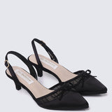 Ivelle Comfy Heels In BlackHeels - myballerine