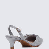 Ivelle Comfy Heels in Dusty BlueHeels - myballerine
