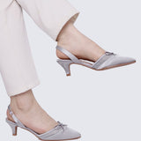 Ivelle Comfy Heels in Dusty BlueHeels - myballerine