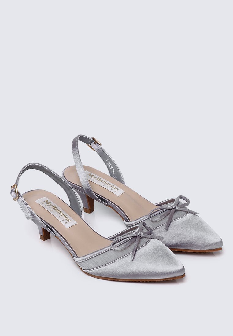 Ivelle Comfy Heels in Dusty BlueHeels - myballerine