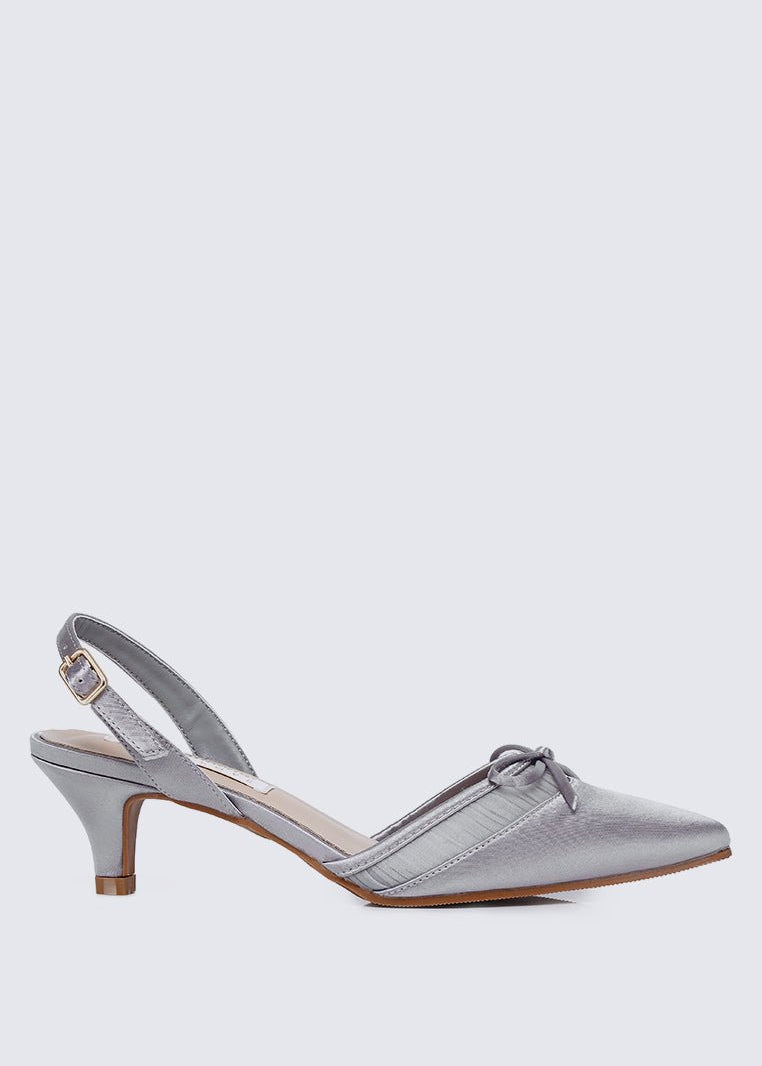 Ivelle Comfy Heels in Dusty BlueHeels - myballerine