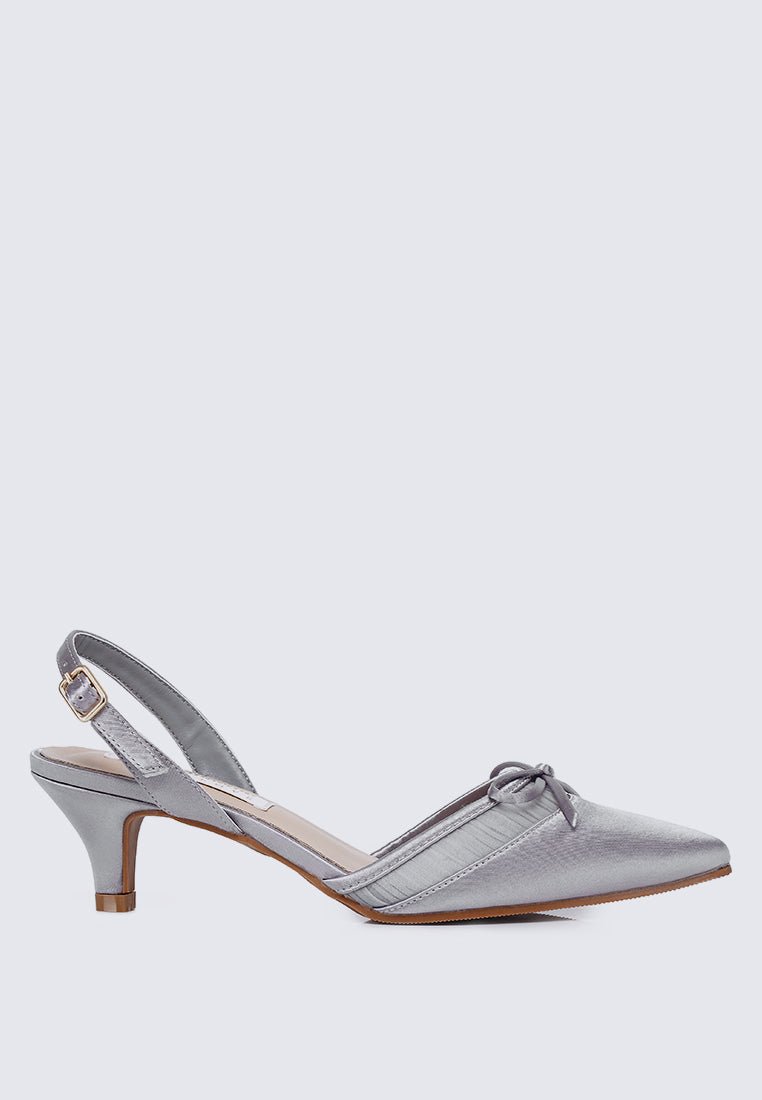 Ivelle Comfy Heels in Dusty BlueHeels - myballerine