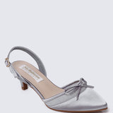 Ivelle Comfy Heels in Dusty BlueHeels - myballerine