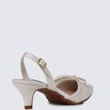 Ivelle Comfy Heels in IvoryHeels - myballerine