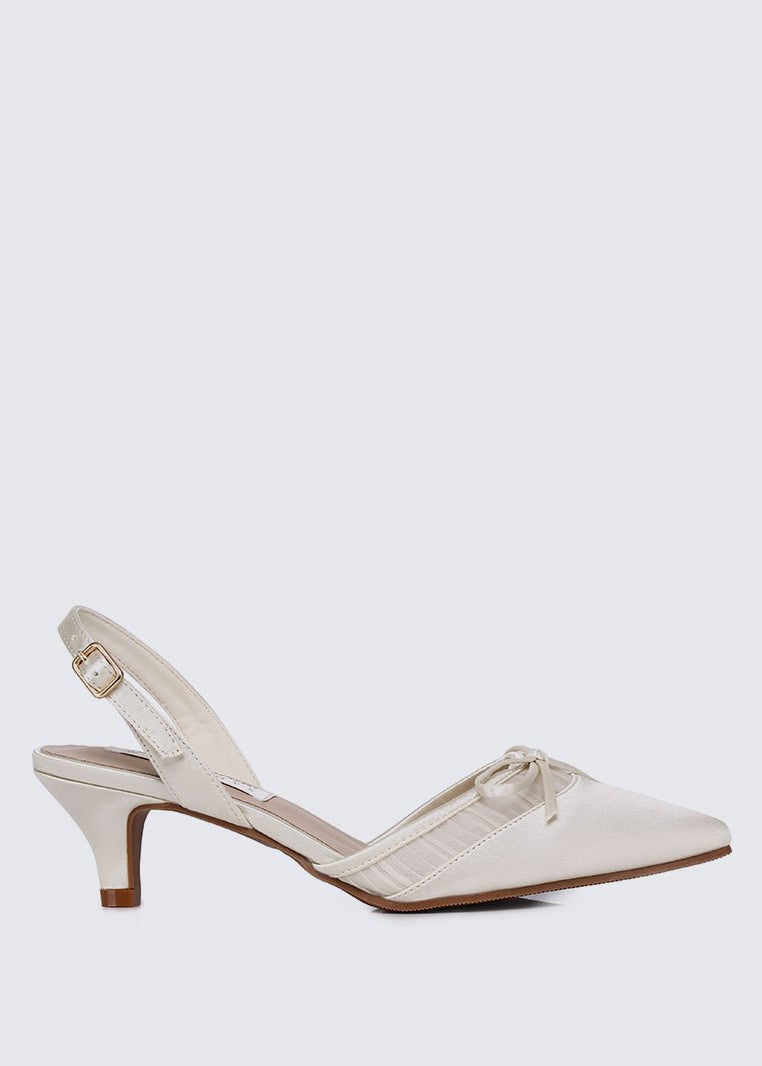Ivelle Comfy Heels in IvoryHeels - myballerine