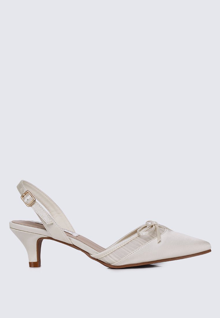Ivelle Comfy Heels in IvoryHeels - myballerine