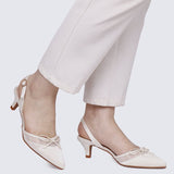 Ivelle Comfy Heels in IvoryHeels - myballerine