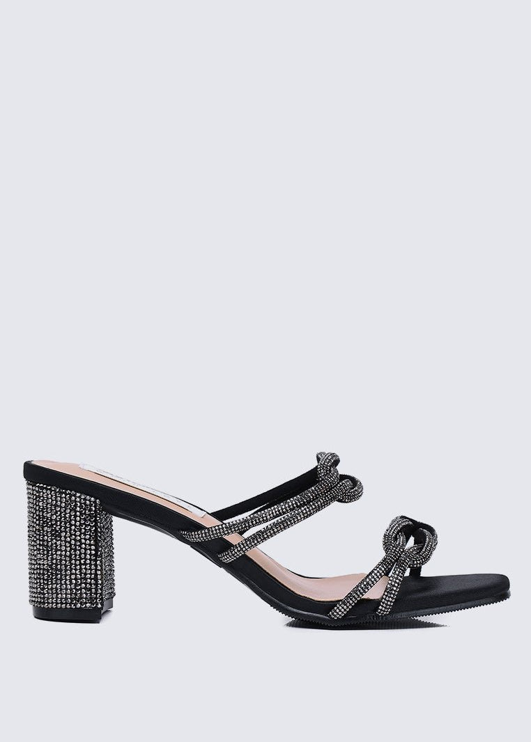 Jamila Comfy Heels In BlackShoes - myballerine