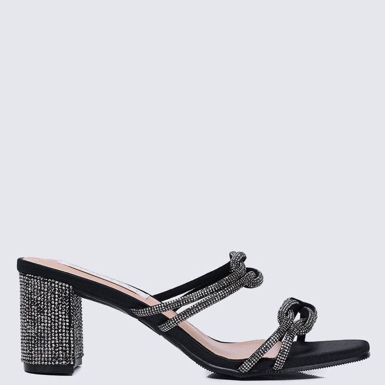 Jamila Comfy Heels In BlackShoes - myballerine
