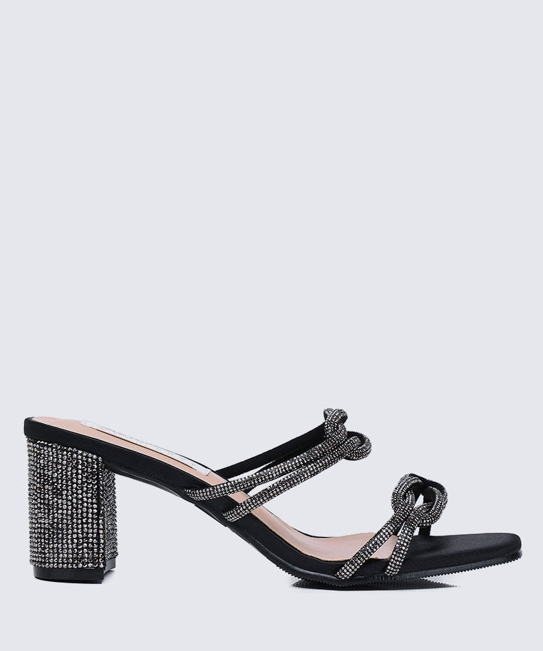 Jamila Comfy Heels In BlackShoes - myballerine