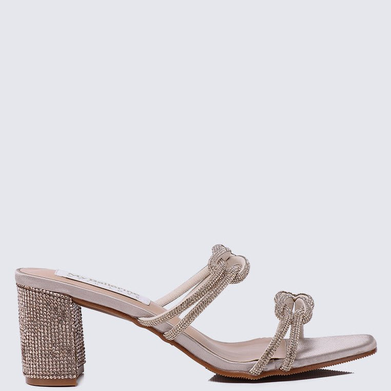 Jamila Comfy Heels In NudeShoes - myballerine