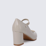Jane WideFit Comfy Pumps In AlmondShoes - myballerine
