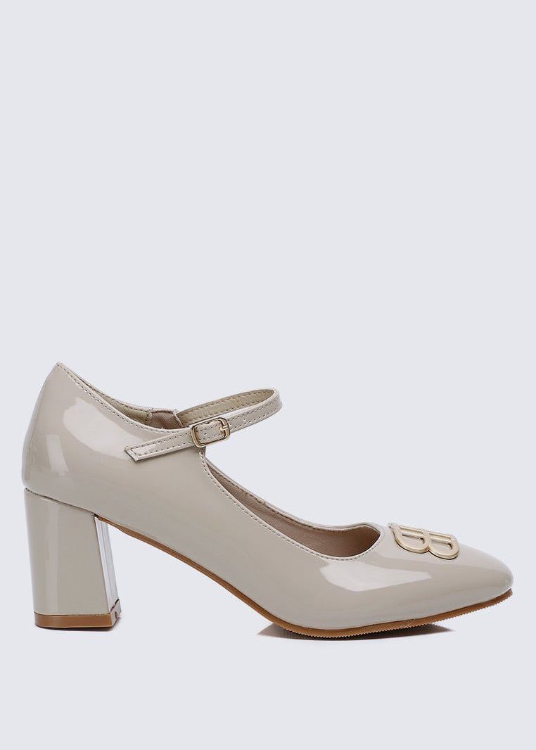 Jane WideFit Comfy Pumps In AlmondShoes - myballerine