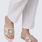 Jenny Comfy Sandals In NudeSandals - myballerine