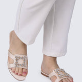 Jenny Comfy Sandals In NudeShoes - myballerine