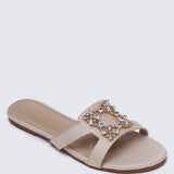 Jenny Comfy Sandals In NudeShoes - myballerine