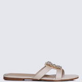 Jenny Comfy Sandals In NudeShoes - myballerine