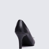 Jewel Comfy Pumps In Black - myballerine