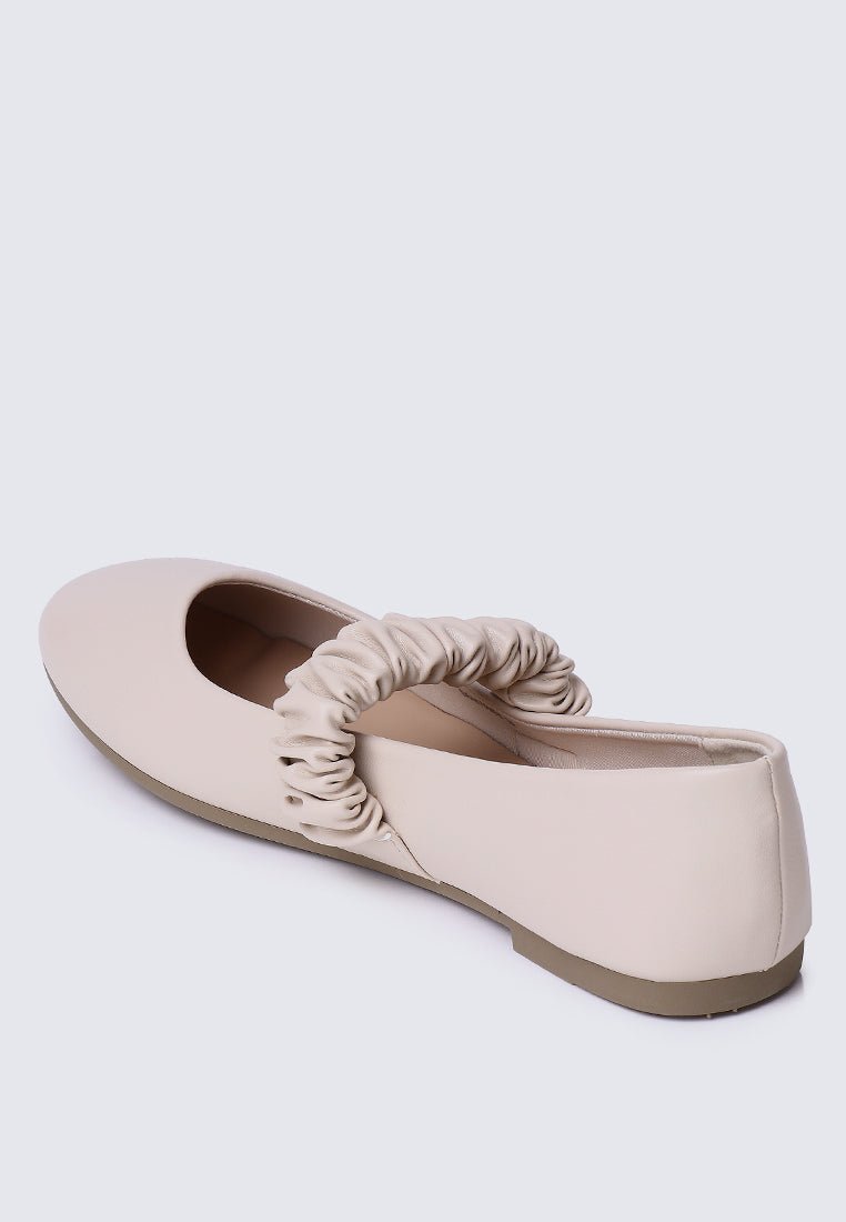 Jojo Comfy Ballerina In BeigeShoes - myballerine