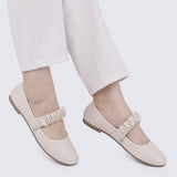 Jojo Comfy Ballerina In BeigeShoes - myballerine