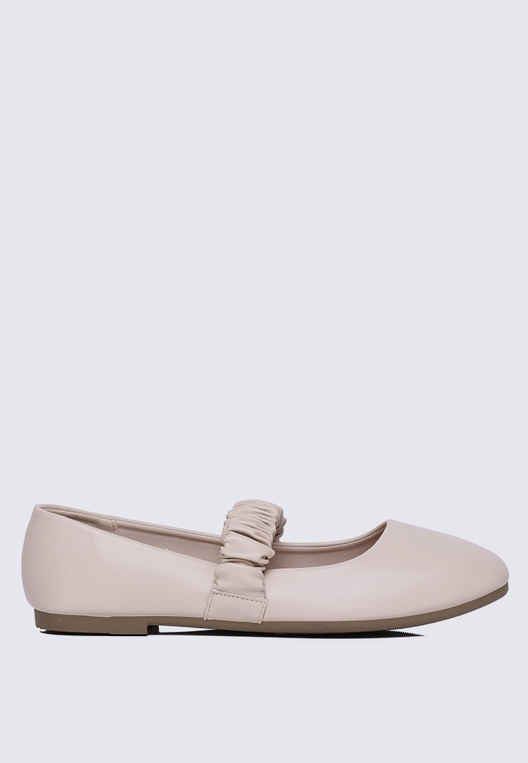 Jojo Comfy Ballerina In BeigeShoes - myballerine