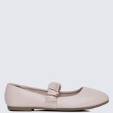 Jojo Comfy Ballerina In BeigeShoes - myballerine