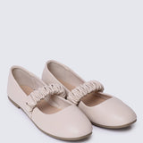 Jojo Comfy Ballerina In BeigeShoes - myballerine