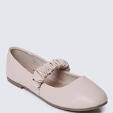 Jojo Comfy Ballerina In BeigeShoes - myballerine
