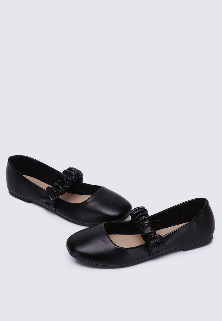 Jojo Comfy Ballerina In BlackShoes - myballerine