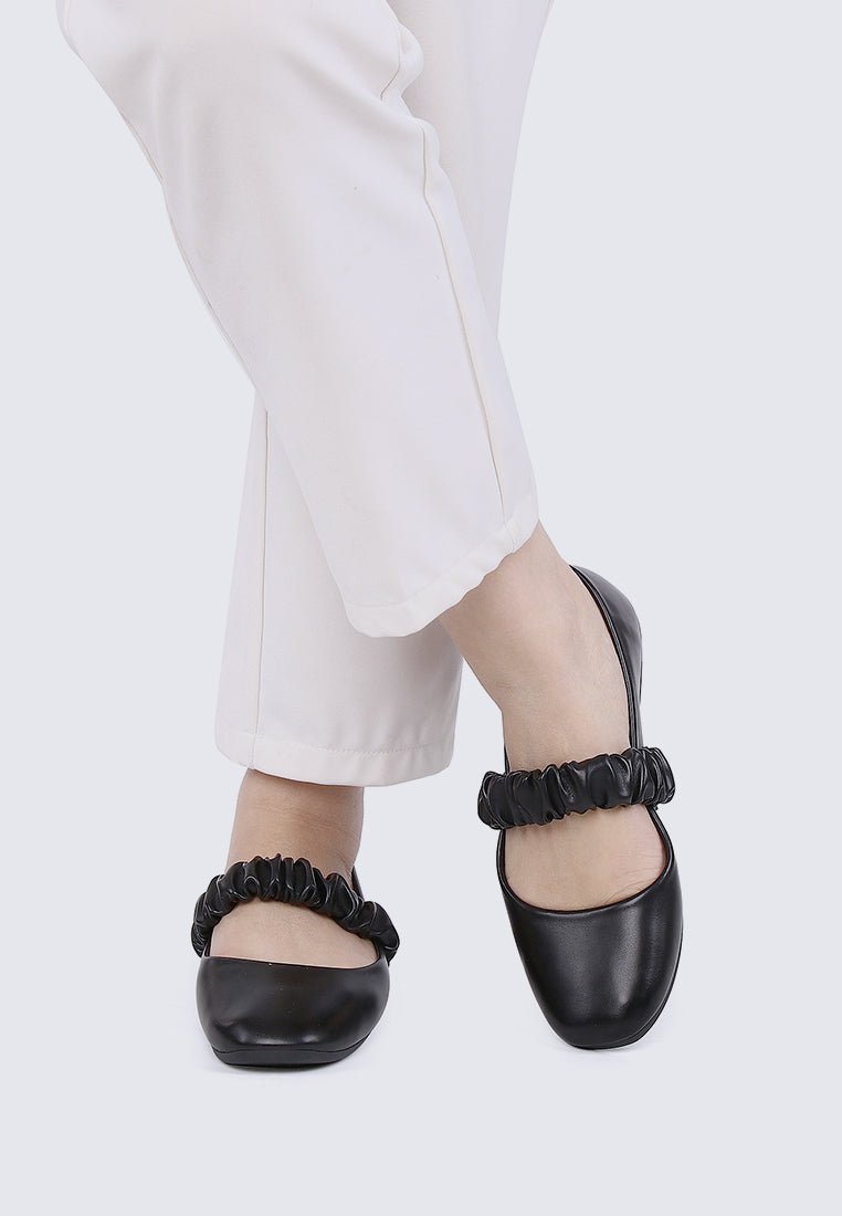 Jojo Comfy Ballerina In BlackShoes - myballerine