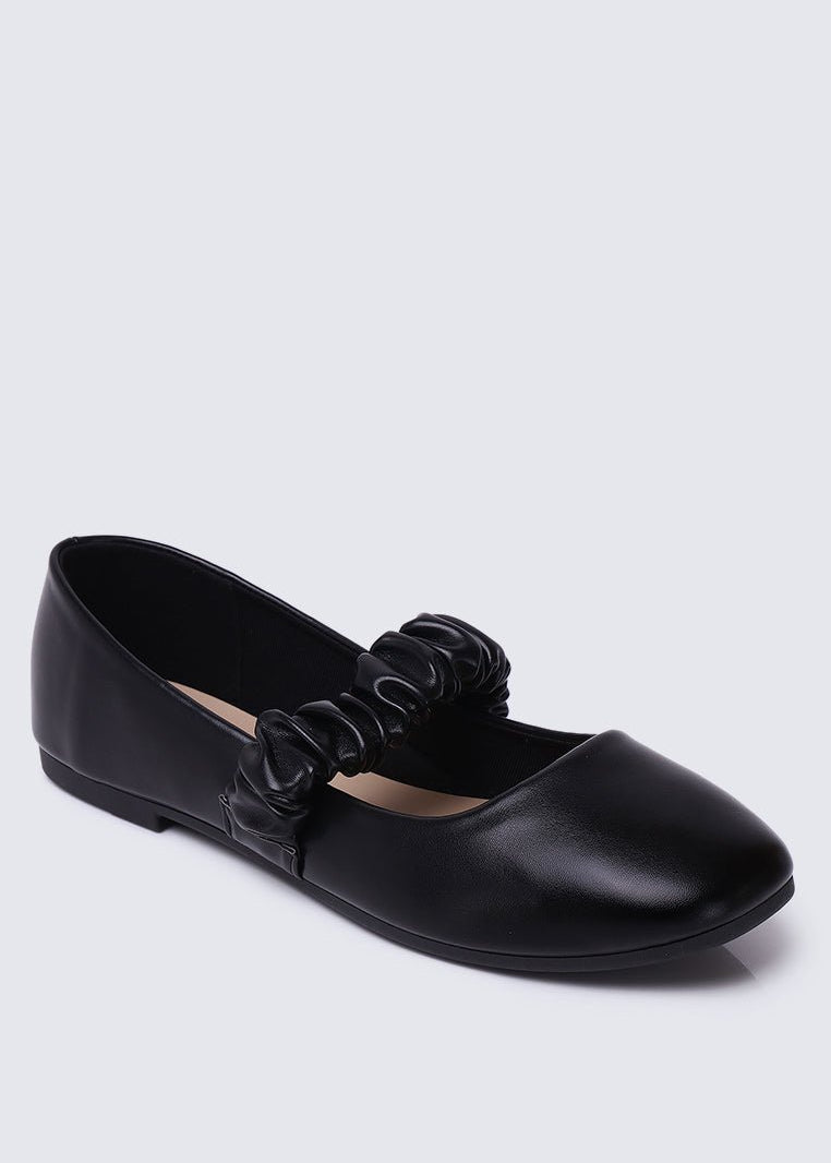 Jojo Comfy Ballerina In BlackShoes - myballerine