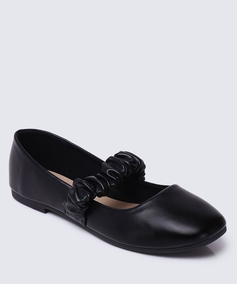 Jojo Comfy Ballerina In BlackShoes - myballerine