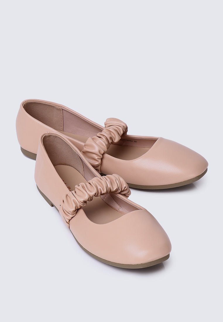 Jojo Comfy Ballerina In NudeShoes - myballerine