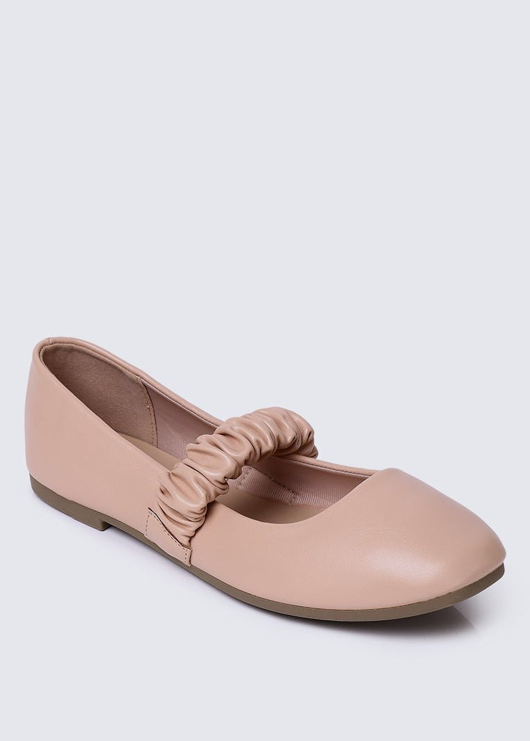 Jojo Comfy Ballerina In NudeShoes - myballerine