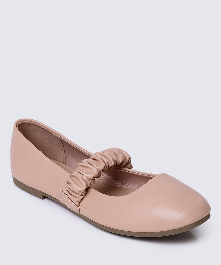 Jojo Comfy Ballerina In NudeShoes - myballerine