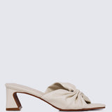 Kailia Comfy Heels In BeigeHeels - myballerine