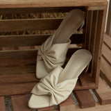 Kailia Comfy Heels In BeigeHeels - myballerine