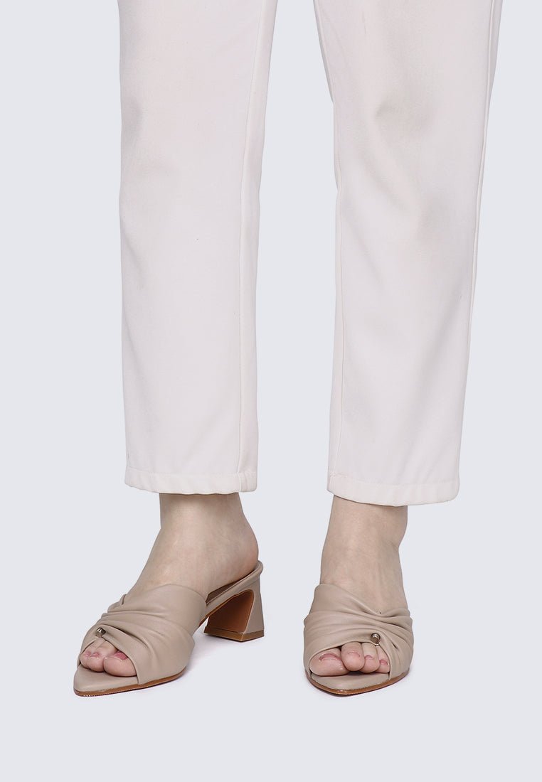 Kailia Comfy Heels In NudeHeels - myballerine