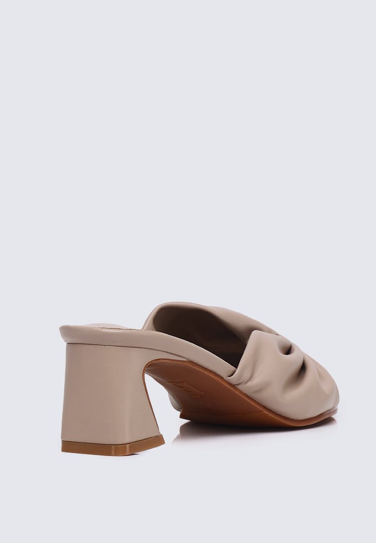 Kailia Comfy Heels In NudeHeels - myballerine