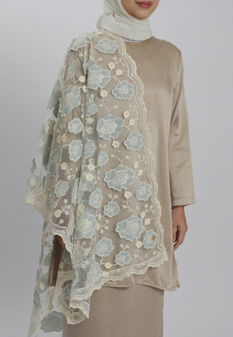 Kamelia Selendang Premium Scarves In Light BlueSelendang - myballerine