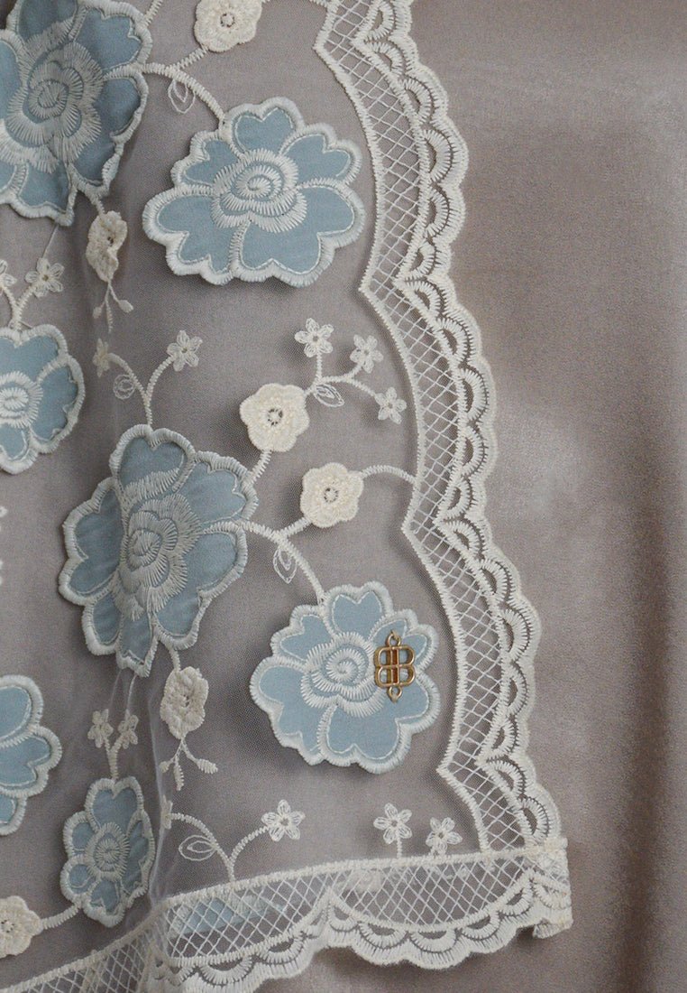 Kamelia Selendang Premium Scarves In Light BlueSelendang - myballerine