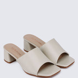 Karissa WideFit Comfy Heels In BeigeShoes - myballerine