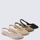 Kate Comfy Ballerina In Beige - myballerine